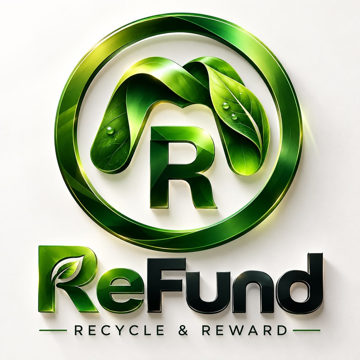 ReFund logo and brand identity